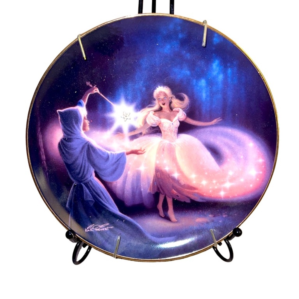 Cinderella Porcelain Plate by Kirk Heinert for The Franklin Mint: Limited